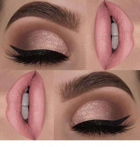 Makeup Ideas For Christmas, Prom Makeup Ideas, Evening Eye Makeup, Make Up Designs, Wedding Hairstyles And Makeup, Wedding Eye Makeup, Contour Makeup Tutorial, Wedding Day Makeup, Braut Make-up