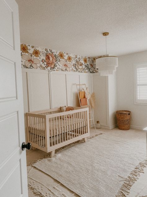 Madelyn Nursery Floral Decor … curated on LTK Build Home, Nursery Lighting, Nursery Room Design, Baby Room Inspiration, Nursery Room Inspiration, Baby Room Design, Mountain Wall, Nursery Inspo, Nursery Baby Room