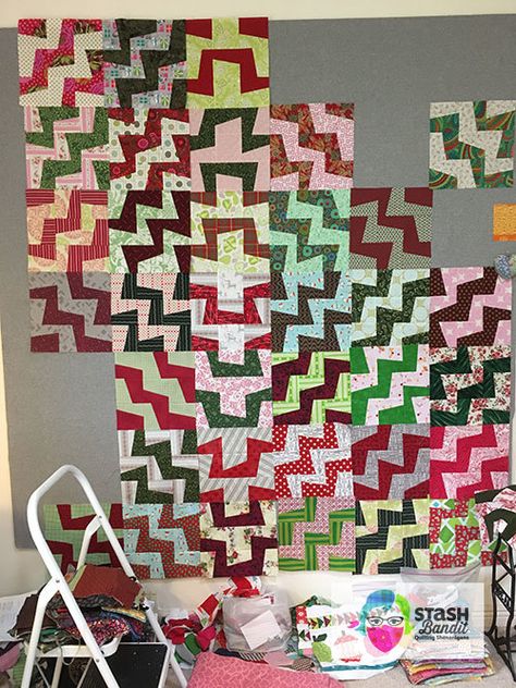 Fractured quilt » Stash Bandit Fractured Quilt Pattern Free, Fracture Quilt Pattern, Broken Courthouse Steps Quilt Pattern, Fractured Quilts, Stash Bandit, Scrap Vomit Quilt Tutorial, Australian Quilts, Scrap Vomit Quilt Pattern, Happy Quilts