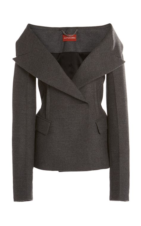 Darlene Mélange Wool-Blend Blazer by ALTUZARRA for Preorder on Moda Operandi Code Clothing, Black Dress Style, Cool Coats, Corporate Fashion, Fashion Design Patterns, Printed Silk Shirt, Stylish Work Attire, Stylish Women Fashion, Fabulous Clothes