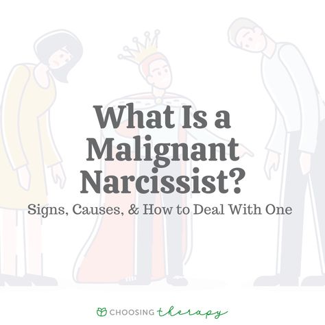 A malignant narcissist is a term used to describe a person who has symptoms of both narcissistic personality disorder and antisocial personality disorder. Combined, these disorders can show up as arrogance, a need for power and recognition, and tendencies to use or exploit others for selfish reasons.1,2,3 Like most personality Causes Of Narcissism, Antisocial Personality, Narcissistic Personality, Narcissistic People, First Relationship, 8th Sign, Narcissistic Behavior, Personality Disorder, Psychology Facts