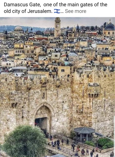 Damascus Gate, Terra Santa, The Holy Land, Holy Land, Old City, The Middle East, Places Around The World, Damascus, Syria