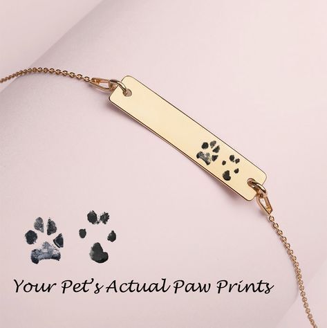 Pet Jewelry For People, Diy Pet Keepsakes, Personalised Pet Gifts, Dog Jewelry For Dogs, Dog Paw Print Ideas, Pet Jewelry For Dog, Pet Memorial Ideas Dogs, Animals Jewelry, Custom Silver Jewelry