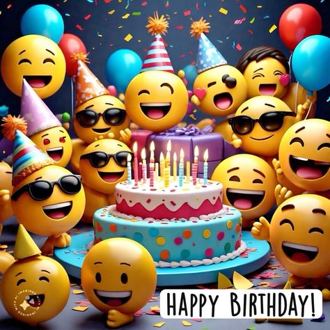 Birthday Emoticons, Happy Birthday Emoji, Birthday Emoji, Happy Birthday Wishes Pics, Birthday Wishes Pics, Happy Birthday Cake Pictures, Happy Birthday Husband, Birthday Wishes Flowers, Happy Birthday Wishes Photos