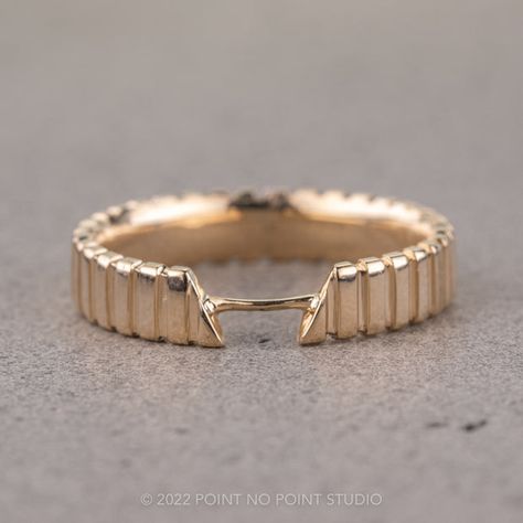 Luxury Recycled Gold Stackable Rings For Wedding, Harper Engagement Ring, Gold Stacking Wedding Ring, Luxury Brass Wedding Rings, Cheap Modern Stackable Engagement Rings, Wedding Bands For Low Set Engagement Rings, Low Setting Engagement Ring With Wedding Band, Low Profile Engagement Ring Stack, Wedding Band Low Set Ring