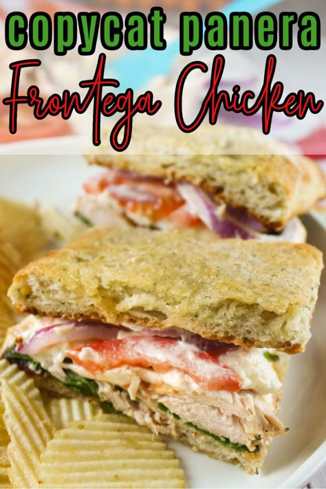 Panera Copycat Sandwich Recipes, Panera Chicken Sandwich Recipes, Potbelly Sandwich Copycat, Panera Sandwiches Copycat, Panera Frontega Chicken Sandwich, Frontega Chicken Panini Panera Bread, Panera Bread Bbq Chicken Sandwich, Copycat Panera Sandwich Recipes, Panera Frontega Chicken Panini