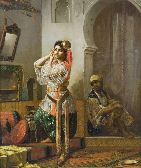 Egyptian Era, Empire Ottoman, 19th Century Paintings, Historical Artwork, Arabic Art, Arabian Nights, Art Masters, Artist Gallery, Medieval Art