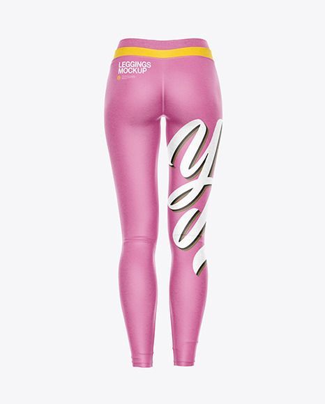 Object Mockups, Apparel Mockups, Leggings Mockups Running Yoga, Active Outfits, Yellow Images, Clothing Mockup, Back View, Girls Leggings, Download Images, Tracksuit Bottoms, Female Athletes