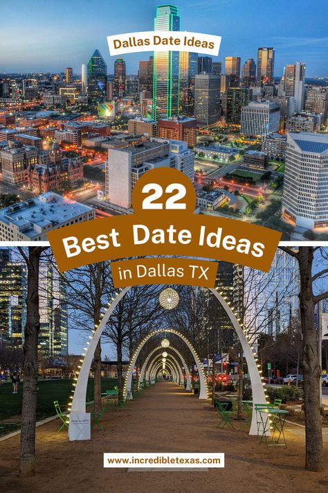 Best Dallas Date Ideas during the Nighttime | Best Dallas Date Ideas During the Daytime | Best Dallas Date Ideas: Free Date Night Ideas | Romantic Date Night Ideas in Dallas | Unique Date Ideas in Dallas
Date Night in Dallas on a Budget | Dallas Date Ideas for Every Type of Couple | Tips for a Perfect Date in Dallas Things To Do In Dallas Texas Couples, Dallas Date Night Ideas, Weekend Trips From Dallas, Museums In Dallas Texas, Dallas Texas At Night, Dallas Travel, Visit Dallas, Unique Date Ideas, Day Date Ideas