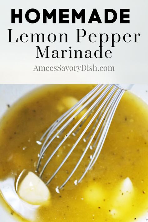 Lemon Pepper Dressing, Lemon Pepper Marinade Recipe, Lemon Pepper Salad, Lemon Pepper Marinade Chicken, Lemon Pepper Sauce For Wings, Lemon Marinade For Chicken, Marinade Fish, Tangy Salad Dressing, Lemon Pepper Marinade