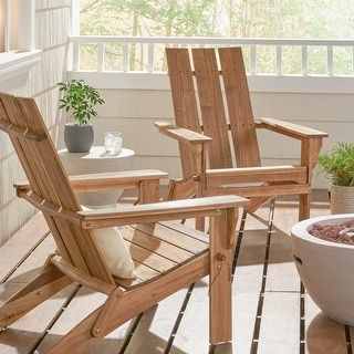 Modern Adirondack Chairs, Balcony Inspiration, Mountain Home Exterior, Modern Adirondack Chair, Fire Pit Chairs, Modern Adirondack, Dream Cabin, Folding Adirondack Chairs, Design Restaurant