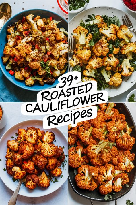 39+ Quick and Delicious Roasted Cauliflower Recipes You’ll Want to Try Tonight!... Roasted cauliflower is a tasty and healthy dish perfect for any meal. Check out these quick and delicious recipes that make dinner fun and flavorful. From spicy seasonings to cheesy toppings this veggie shines in every bite. Enjoy a nutritious side dish with garlic herbs and spices tonight!... https://ostrali.com/foodr/roasted-cauliflower-recipes Jerk Roasted Cauliflower, Cauliflower Tomato Recipes, Seasoned Cauliflower, Roasted Cauliflower Tacos, Spicy Roasted Cauliflower, Cauliflower Side Dish, Bbq Cauliflower, Cauliflower Bake, Cauliflower Recipes Healthy