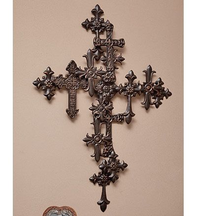 interesting wall art Cross Wall Art, Metal Wall Plaques, Cross Crafts, Cross Wall, Cross Wall Decor, Cross Art, Crosses Decor, Metal Cross, Wall Art Plaques