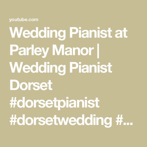 Wedding Pianist at Parley Manor | Wedding Pianist Dorset #dorsetpianist #dorsetwedding #PXS6000 Wedding Pianist, Bongos, Manor Wedding, Wedding Dj, Piano, Dj, London, Congas