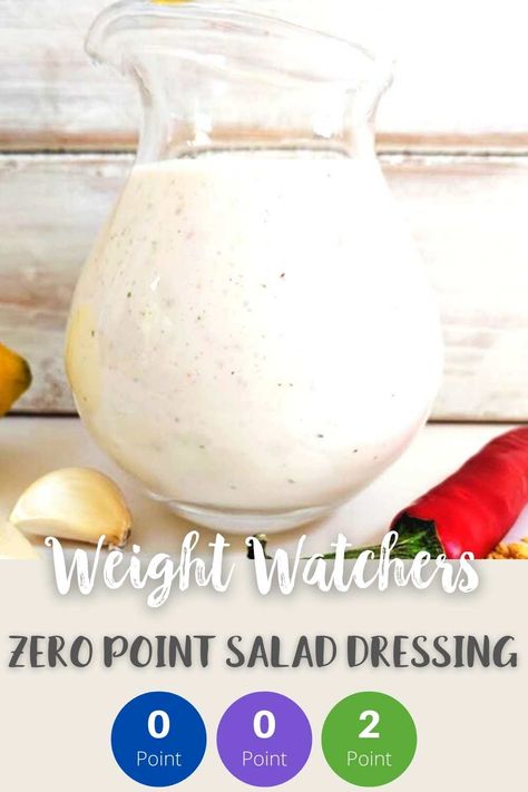 Zero Point Salad Dressing, Weight Watchers Salad Dressing, Weight Watchers Dressing, Weight Watchers Ranch Dressing, Low Calorie Salad Dressing, Weight Watchers Sides, Weight Watchers Pasta, Weight Watchers Salad, Weight Watchers Vegetarian