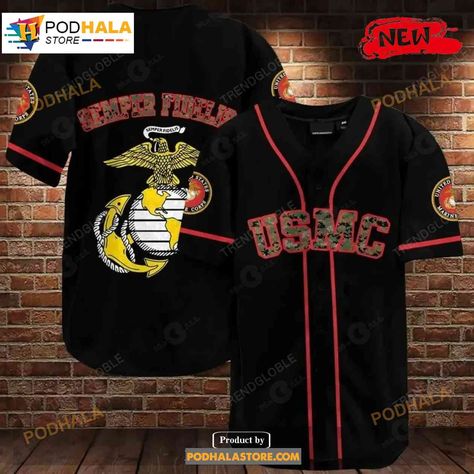 Us Marine Usmc Design Baseball Jersey Shirt Check more at https://podhalastore.com/product/us-marine-usmc-design-baseball-jersey-shirt/ Custom Softball Jerseys, Baseball Tees For Women, Marine Veteran, Baseball Jersey Men, Women Baseball, Personalized Jersey, Cloth Store, Custom Baseball Jersey, Baseball Jersey Shirt