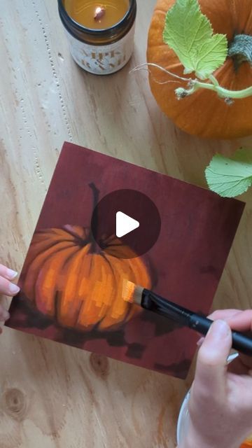 Bethany Giesbrecht on Instagram: "From garden to table (but for painting purposes).

#pumpkin #harvest #cottagecore #acrylicpainting #gardencore #art" Garden To Table, Pumpkin Harvest, Painted Pumpkins, Art Class, Art Classes, Acrylic Painting, On Instagram, Instagram, Art