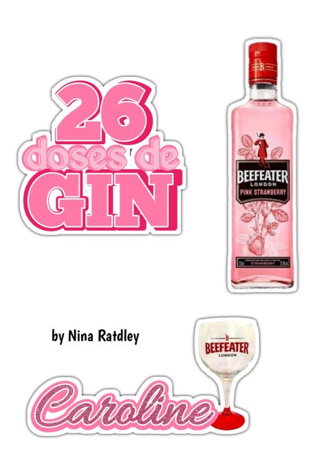 Gin Rosa, Beefeater London, Gin, Diy And Crafts, Collage, Bar, Pink, Pins