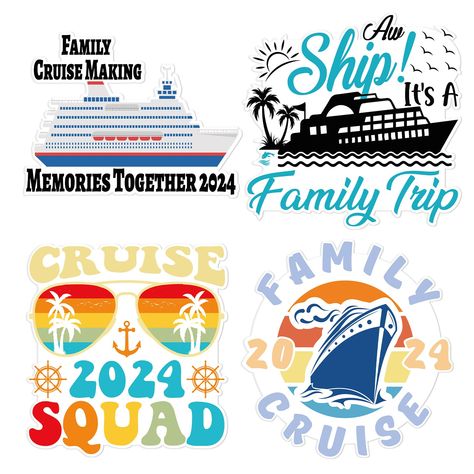 PRICES MAY VARY. Funny Cruise Ship Door Magne: Family trip cruise ship door magnet is designed with many classic elements, such as palm trees, anchors, ship rudders, and cruise ships. There is also a cute family slogan [FAMILY 2024 CRUISE] [Ship! Family Trip!] etc. Place these fun family anniversary cruise door magnets on your door to add humor to your anniversary cruise Reliable quality: These home travel magnets are mainly made of PVC material, which is safe and odorless to use, wear-resistant Cabin Door Decorations, Cruise Stateroom, Family Slogan, Travel Magnets, Anniversary Cruise, Door Magnet, Add Humor, Cruise Door, Cabin Doors