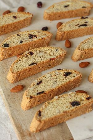 Cherry Almond Biscotti - This Celebrated Life Cherry Almond Biscotti Recipe, Cherry Almond Biscotti, Cherry Biscotti, Easy Biscotti, Homemade Biscotti, Savory Cookies, Easy Biscotti Recipe, Yummy Pie, Biscotti Recipes