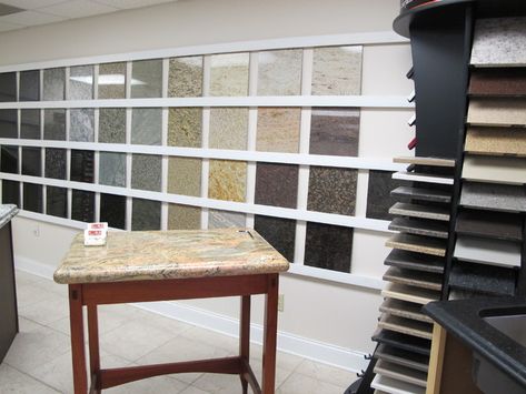 How to Install Granite Countertops | Houzz Ceramic Showroom, Installing Granite Countertops, Granite Installation, Granite Edges, Showroom Ideas, Quartz Backsplash, Countertop Backsplash, Granite Colors, Granite Countertop