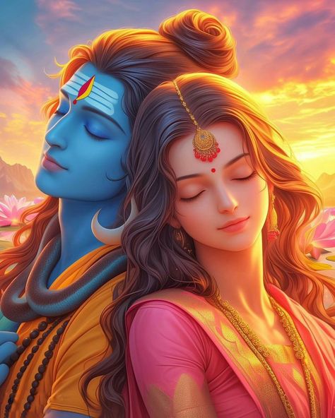 Lord Shiva And Parvati Love Images, Shiv Ji And Parvati Ji, Siva Parvathi Love Images, Sita Photo, Ram Sita Photo, Ram Sita, Nice Images, Shiv Shakti, Pictures Of Shiva