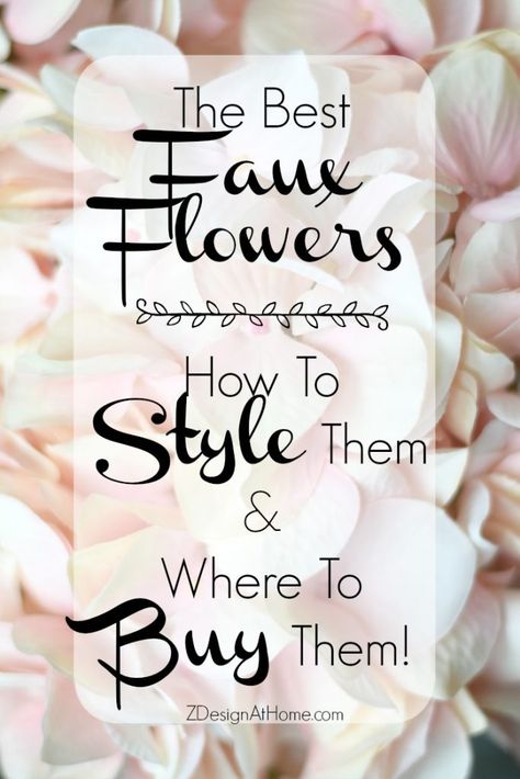 Best Silk Flowers, How To Make A Faux Flower Bouquet, Floral Arrangements For Home Artificial, Diy Artificial Floral Arrangement Ideas, Decorating With Faux Flowers, Floral Decor At Home, Large Faux Flower Arrangements, How To Arrange Artificial Flowers, Best Faux Flowers