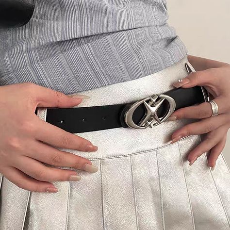 Designer Belts For Women High Quality Luxury Brand Female Waist Black Punk Waistband Girls Jeans Corset Bel Belt Inspo Outfit, Dress Jeans Men, Cute Belts, Belts Aesthetic, Jeans Corset, Moon Belt, Female Waist, Star Belt, Star Aesthetic