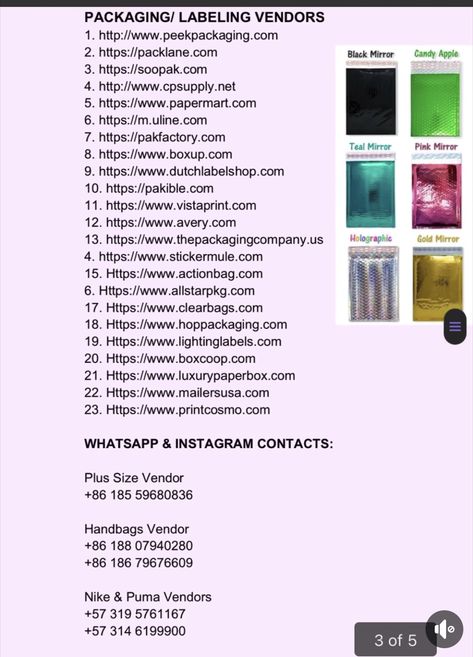 Small Cosmetic Business Ideas, Wholesale Vendors List Free, Boutique Vendors, Business Vendors, Small Business Plan Ideas, Wig Business, Hair Care Business, Hair Packaging, Online Boutique Business