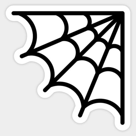 Cartoon Spider Web, Web Drawing, Spider Sticker, Spider Web Drawing, Cute Halloween Drawings, Spider House, Web Cartoon, Spider Drawing, Y2k Stickers