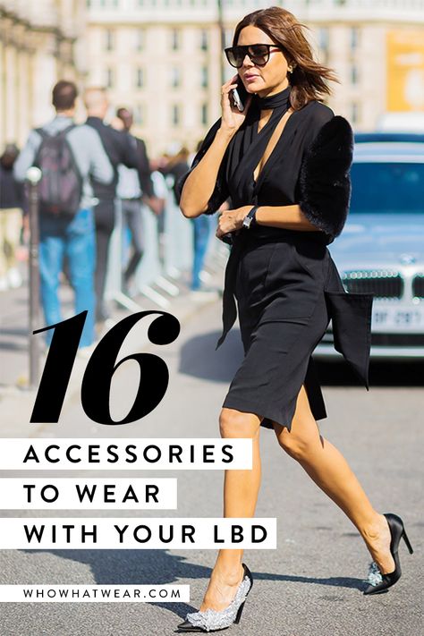 What accessories to wear with an LBD Black Dress Accessories Jewelry, Black Dress Accessories Jewelry Formal, Accessories With Black Dress, Shoes With Black Dress, Lbd Outfit Party, What Accessories To Wear, Lbd Accessories, Dress Accessories Jewelry, Lbd Outfit