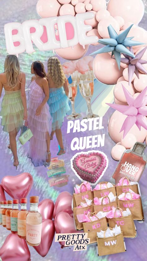 Bachelorette Party Pastel Colors, Pastel Color Bachelorette Party, Pastel Hen Party, Pastel Theme Bachelorette Party, Pastels Bachelorette Party, Pastel Bachelorette Party Outfits, Pastel Bachelorette Party Decor, Pastel Hens Party, Pastel Bachelorette Outfits