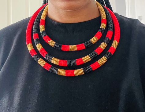 Africa handmade beaded Masai necklace. Women beads choker necklace. #womenjewelry #handmadejewelry #masaijewelry #xmasgifts #etsyseller #etsygifts #etsy Masai Jewelry, Beads Choker Necklace, Choker Necklace Handmade, Cowrie Shell Necklace, Beads Choker, Statement Choker, Statement Choker Necklace, Natural Stones Necklace, Wear Necklaces