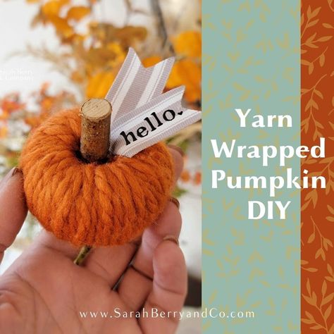 Autumnal Crafts, Sarah Berry, Fall Crafts For Adults, Pumpkin Diy, Friend Crafts, Diy Videos Tutorials, Fall Things, Pumpkin Fall Decor, Fall Craft