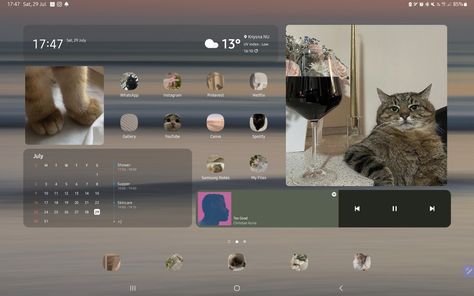 Samsung Tablet Homescreen Layout, Tablet Homescreen Layout, Tablet Layouts Samsung, Samsung S8 Tablet, Samsung Tablet Wallpaper, Tablet Homescreen, Tab Wallpaper, Homescreen Design, Layout Homescreen