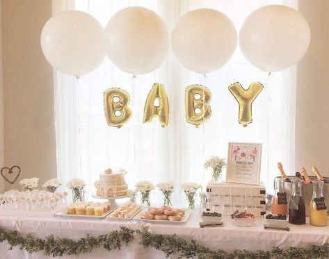 Pin by samantha moran on Eden Harper | Simple baby shower decorations, Classy baby shower, Girl baby shower decorations Simple Baby Shower Decorations, Baby Shower Decorations Neutral, Classy Baby Shower, Idee Babyshower, Elegant Baby Shower, Baby Shower Brunch, Simple Baby Shower, Girl Baby Shower Decorations, Baby Shower Decorations For Boys