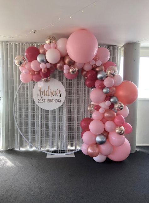 21st Birthday Photo Wall Backdrop Ideas, 18th Birthday Photo Backdrop, 21st Birthday Photo Wall, 21st Photo Wall, Classy 21st Birthday Ideas, 21st Balloons, Birthday Photo Wall, 21st Birthday Table Decorations, 18th Ideas