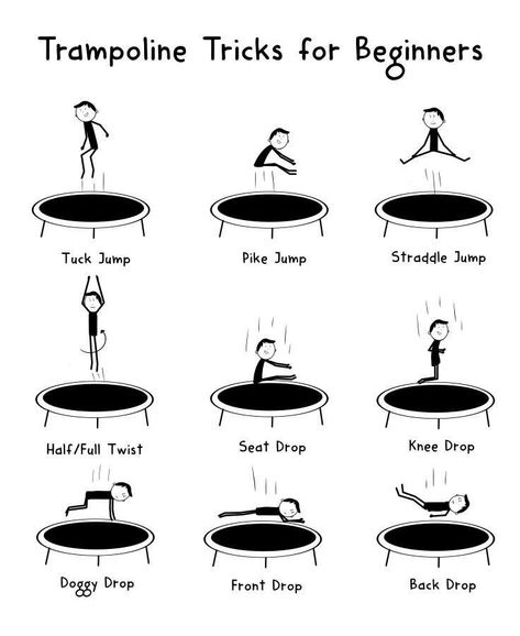 Easy Trampoline Tricks For Beginners, Trampoline Ideas Tricks, Things To Do On A Trampoline, Tricks To Do On A Trampoline, Trampoline Tricks For Beginners, Easy Trampoline Tricks, Trampoline Challenge, Tightlining Eyes, Trampoline Tricks