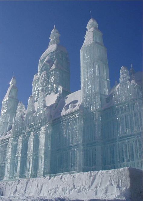 Ice Palace Ice Festival, Ice Castle, Ice Palace, Ice Hotel, Fairbanks Alaska, Snow Sculptures, Ice Art, Ice Castles, Snow Art