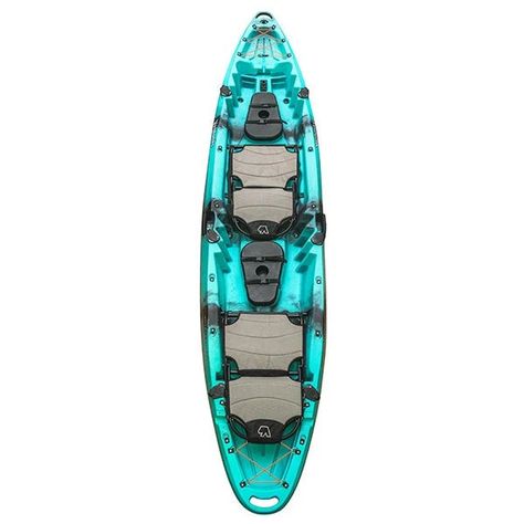 Bluefin 12’0 Tandem Kayak Flat water, white water, fishing water…If you can stick a paddle into it, it’s made to be kayaked. You get canoes. You get kayaks. And then you get Vanhunks sit-on-top kayaks – the next level of kayak evolution. Light-years away from a floating log, these zippy, stable, easily maneuvered craft are roto-molded from premium quality polyethylene for a lifetime of enjoyment. $100 off Coupon for in-store pick up!(We will have your kayak packed and ready for you too!email or Tandem Kayak, Tandem Kayaking, Flat Water, Fishing Kayak, Canoes, Kayak Fishing, Kayaks, Tandem, Kayaking