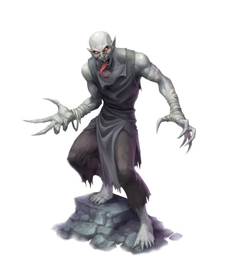 Ghoul Pathfinder, Ghost Moodboard, Fantasy Enemies, Kobold Press, Ghouls Monster, Monster 2, D D Monsters, Heroic Fantasy, Dnd Monsters