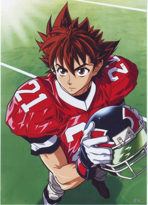 Kobayakawa Sena Eyeshield 21, Sports Drawings, Bd Comics, Sports Wallpapers, Sports Anime, Crystal Art, Kids Art Projects, Anime Outfits, Hetalia