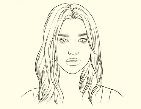 Dua Lipa Sketch, Dua Lipa Drawing, Dog Line Art, Draw Ideas, Dog Line, Canvas Painting Designs, Painting Designs, Drawing Easy, Sketches Easy