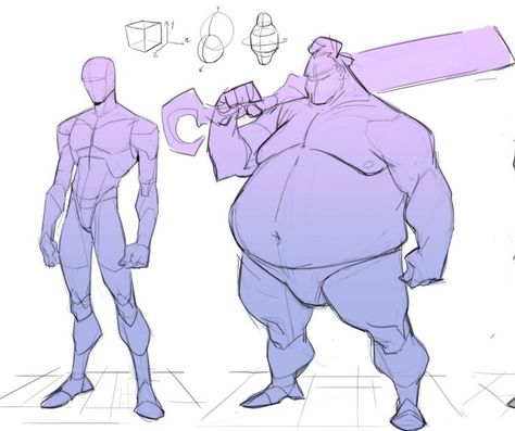 Head Raised Reference, Tb Choi Body Types, Character Proportion Reference, How Many Heads Tall Is A Person, Drawing Guys Body Pose Reference, Stylized Anatomy Character Design, Stylized Figure Drawing, Stylized Male Anatomy, Stylised Character Design