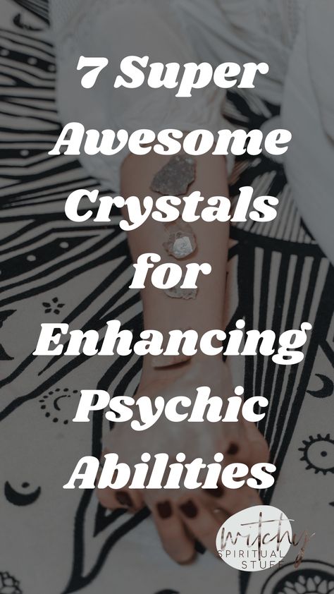 7 Super Awesome Crystals for Enhancing Psychic Abilities Third Eye Crystals, Enhance Psychic Abilities, Psychic Development Learning, Eye Crystals, More Than A Feeling, Witch Spirituality, Psychic Development, Deep Truths, Cleansing Crystals