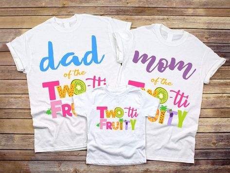 Pin on Products Twotti Fruity Shirt, Twoti Fruiti Birthday Party Outfit, Twoti Fruiti Birthday Party, 2nd Birthday Party Themes Girl, Twotti Fruity Party, Twotti Fruitti Party, Twotti Fruitti, Twin Birthday Themes, Elmo First Birthday