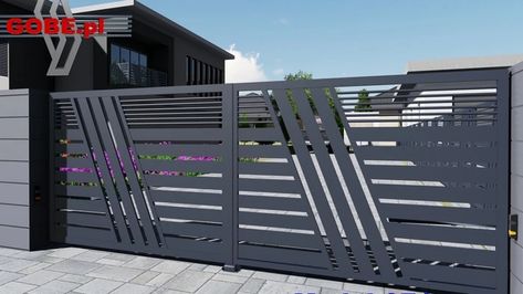 House Main Gates Design Modern Sliding, Latest Main Gate Designs Sliding, Slide Gate Design Modern, Tubular Gate Design Modern, Contemporary Gate Design Modern, Sliding Gates Design, Sliding Gate Design Modern, Sliding Gate Design Modern Entrance, Gates Design Modern