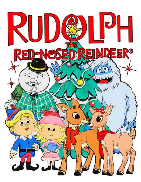 Free Sublimation Designs, Rudolph Red Nose, Rudolph Red Nosed Reindeer, Handmade Wall Decor, Vintage Dictionary, Dictionary Art, Rudolph The Red, Red Nosed Reindeer, Christmas Cartoons