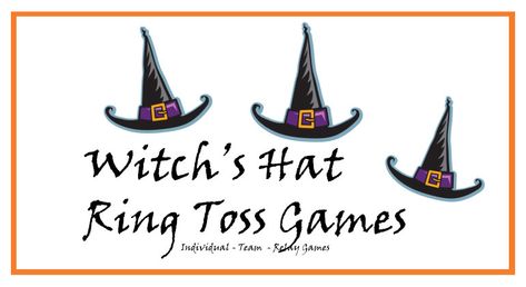 Toss Game Diy, Fun Halloween Party Games, Halloween Party Activities, Witch Style, Diy Halloween Games, Easy Halloween Party, Halloween Bingo, Witch Rings, Halloween Party Printables