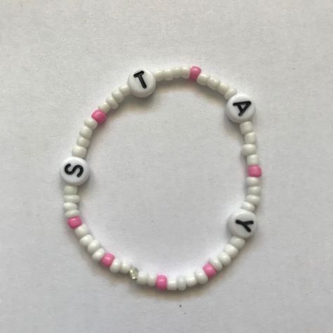 Straykids Beads Bracelet, Skz Clay Bead Bracelet, Stay Bracelet Skz, Skz Inspired Bracelet, Skz Beaded Jewelry, Skz Friendship Bracelet, Straykids Jewelry, Straykids Bracelets, Skz Bracelet Ideas